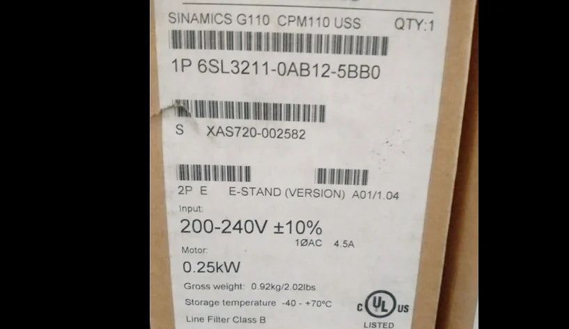 New  Siemens  drive  6SL3211-0AB12-5BB0   free shipping