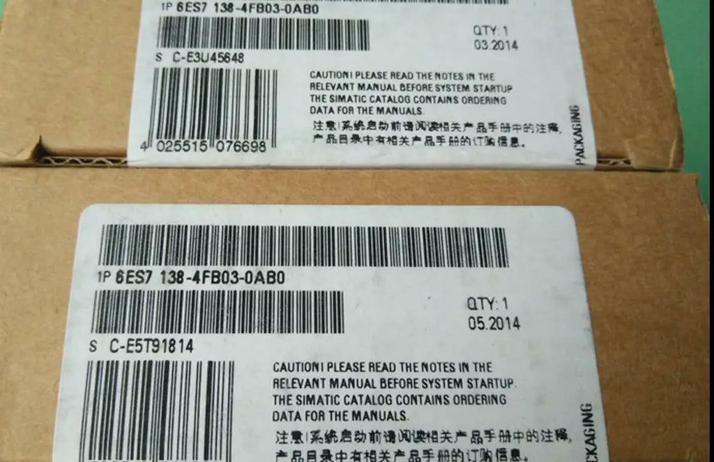 6ES7138-4FB03-0AB0 6ES7 138-4FB03-0AB0 Siemens NEW