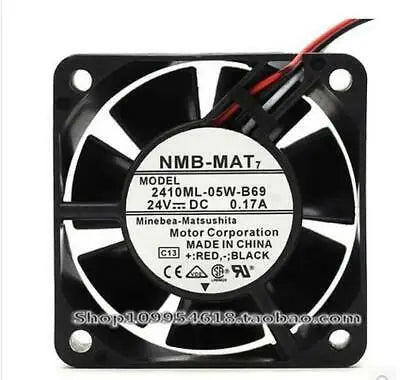 1pc new 2410ML-05W-B60/B69 NMB 6025 24V 0.17A 6CM ABB