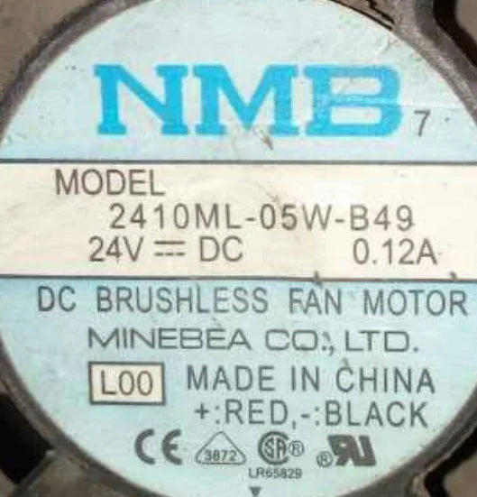 1pc new fan 2410ML-05W-B49 24V 0.12A NMB 60*60*25 freeship