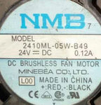 1pc new fan 2410ML-05W-B49 24V 0.12A NMB 60*60*25 freeship