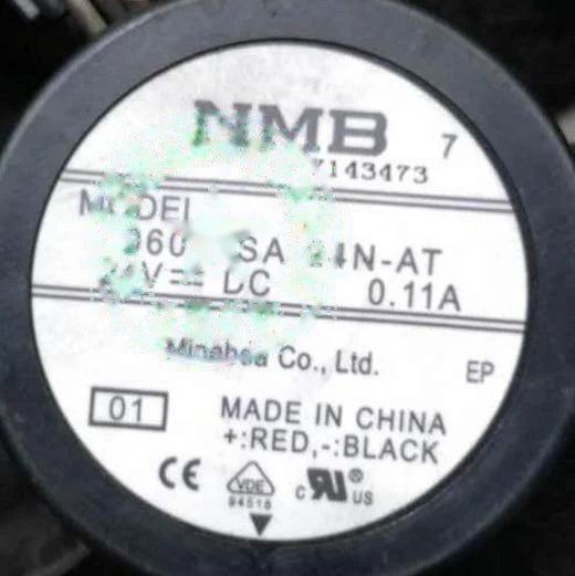 1pc new fan 06025SA-24N-AT 24V 0.11A NMB 60*60*25 freeship