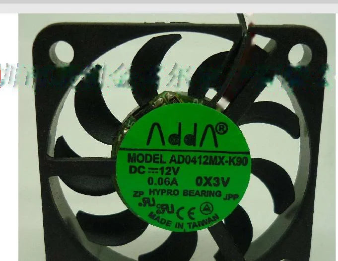 1pc new fan AD0412MX-K90 DC12V 0.06A ADDA 40*40*07 freeship