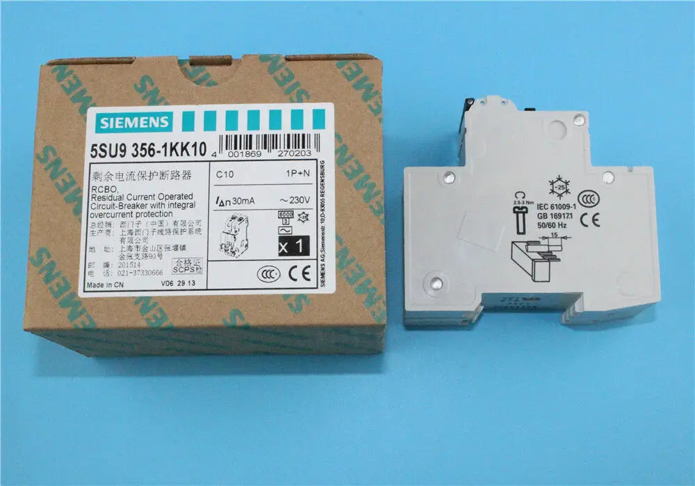 1pc      Siemens  5SU9356-1KK10  1P+N  10A  circuit  breaker  free shipping
