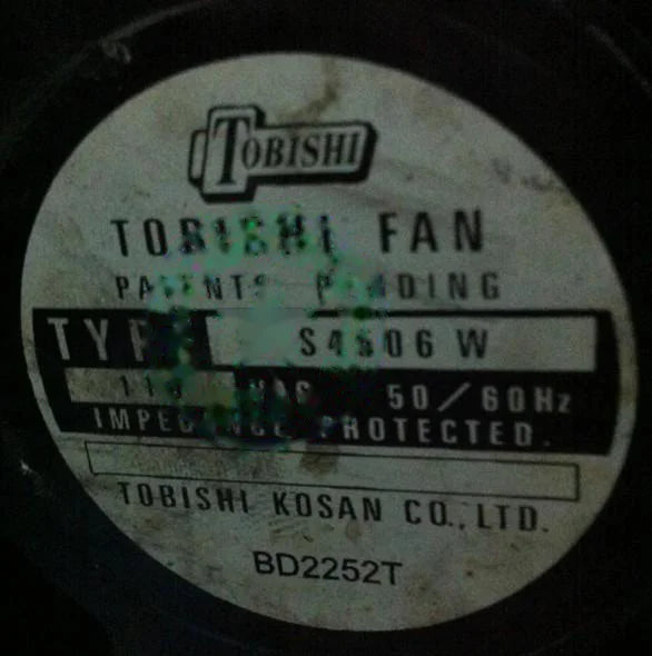 1pc new fan TYPE S4506W AC110V TOBISHI freeship