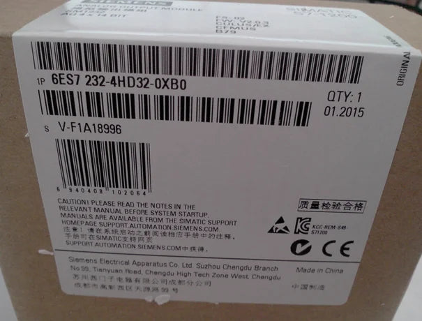 6ES7 232-4HD32-0XB0 6ES7232-4HD32-0XB0 1PCS NEW Siemens PLC free shipping