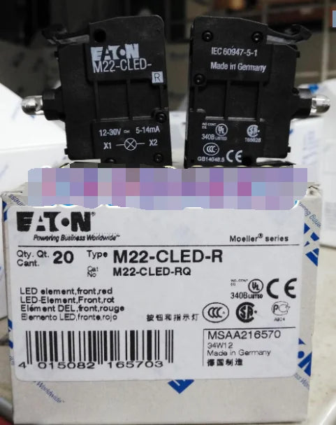 1PC  NEW   EATON  MOELLER  M22-CLED-R   free shipping