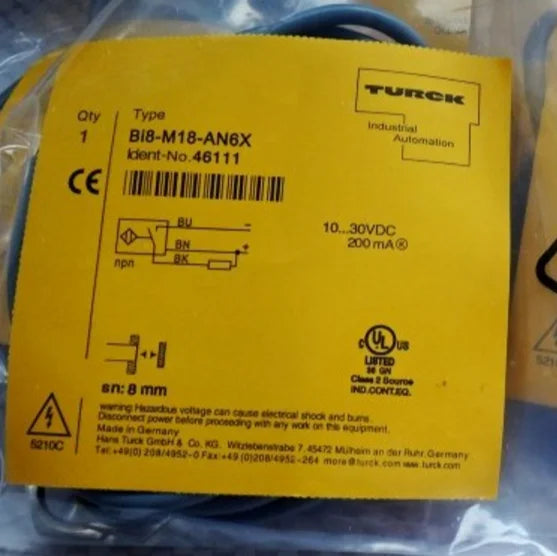 BI8-M18-AP6X BI8M18AP6X 1PC New TURCK Proximity Switch free ship