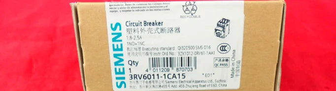 1pc      Siemens  3RV6011-1CA15  1.8-2.5A    circuit  breaker  free shipping