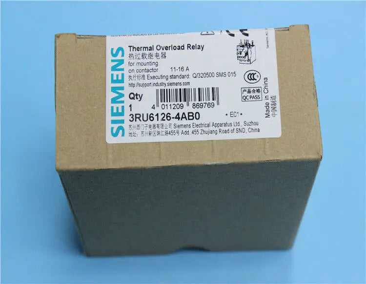 1pc     Siemens  3RU6126-4AB0  11-16A  Thermal relay  free shipping