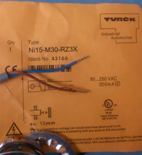 New TURCK NI15-M30-RZ3X Proximity switch sensor free shipping