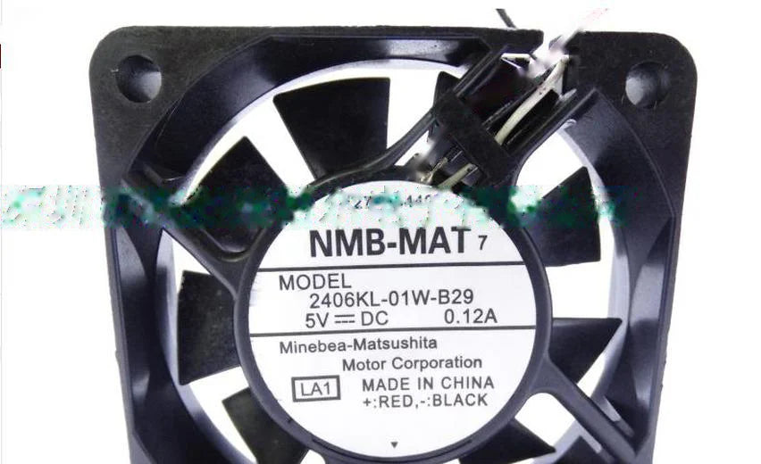 1pc new fan 2406KL-01W-B29 NMB 60*60*15 5V 0.12A freeship