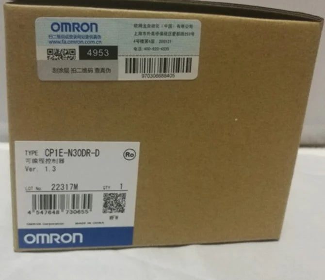 New Omron CP1E-N30DR-D programmable controller free shipping