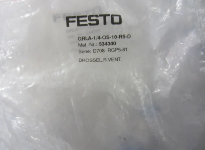 GRLA-1/4-QS-10-RS-D 534340 1PCS NEW FESTO free ship