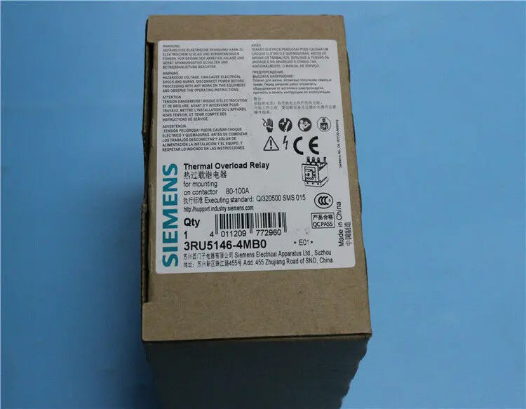 1pc      Siemens  3RU5146-4MB0  80-100A  Thermal relay   free shipping