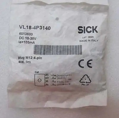 VL18-4P3140 10-30VDC 1pc NEW SICK Proximity switch