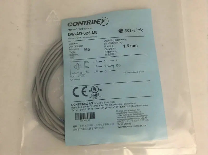 New CONTRINEX DW-AD-623-M5 Proximity switch sensor free shipping