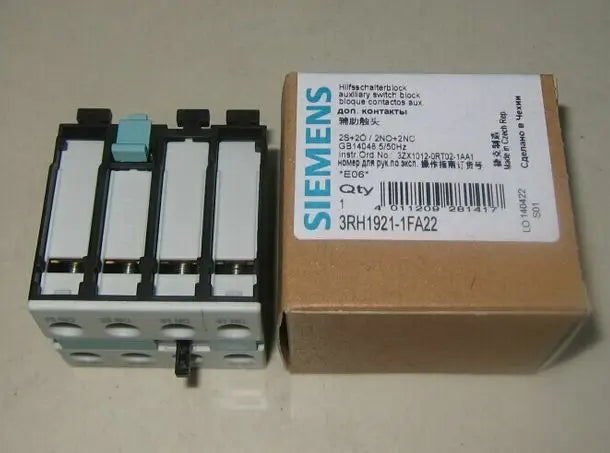 3RH1921-1FA22 3RH19 21-1FA22 New Siemens Auxiliary Switch Block free shipping