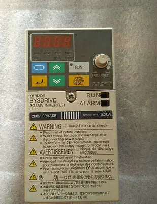 1PC Used omron 3G3MV-A2004 220V 0.4KW