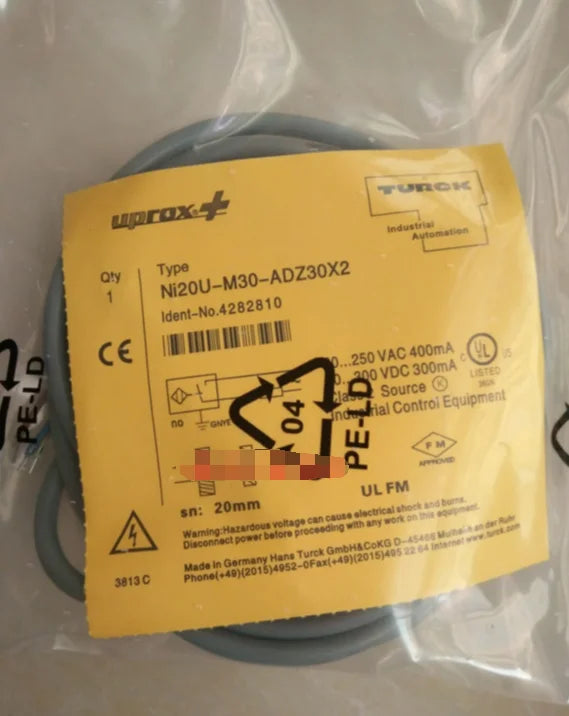 Ni20U-M30-ADZ30X2 Ni20U-M30-ADZ30X2 1PC NEW TURCK Proximity Switch free ship