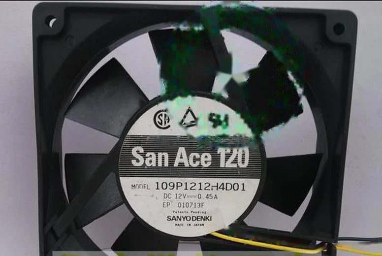 1pc new fan 109P1212H4D01 DC12V 0.45A SANYO freeship