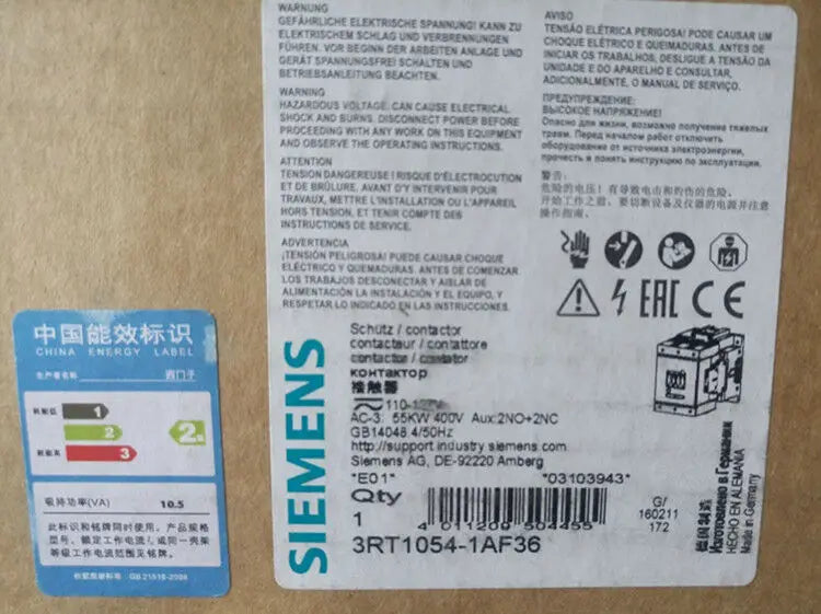 1PC  NEW   SIEMENS   3RT1054-1AF36   free shipping