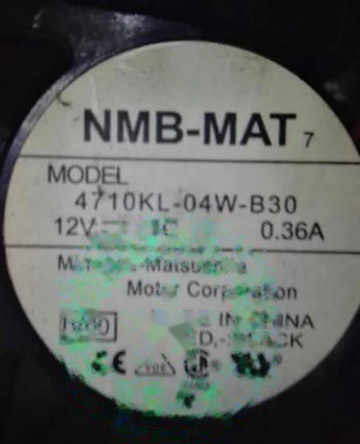 1pc new fan 4710KL-04W-B30 12VDC 0.36A NMB 120*120*25 freeship