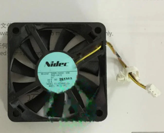 1pc new fan D06R-24SS1 03B 24V 0.12A NIDEC 60*60*15 freeship