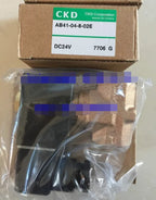 1PC  NEW   CKD   AB41-04-8-02E-DC24V  AB41-04-8-02E  DC24V   free  shipping