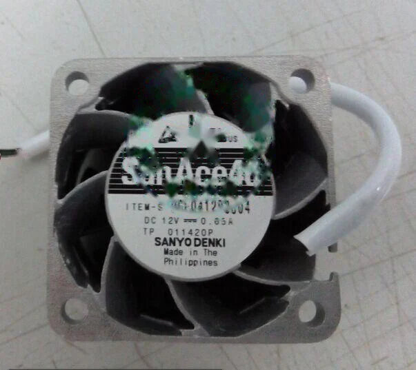 1pc new fan 9GE0412P3J04 12V 0.65A SANYO 40*40*28 freeship