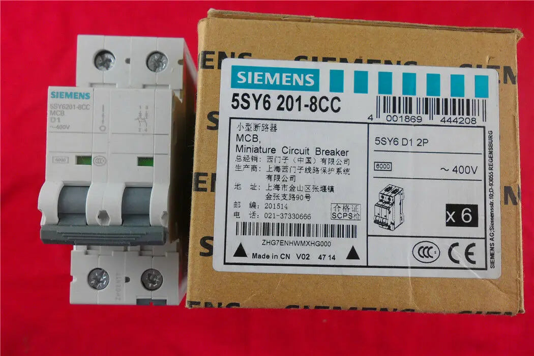 1pc     Siemens   2P 1A  5SY6201-8CC  circuit  breaker  free shipping