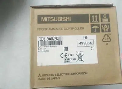 1PC New in box Mitsubishi PLC FX3U-80MR/ES-A