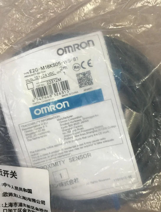 E2G-M18KS05-WS-B1 1PCS New Omron proximity switch 12-24VDC free shipping