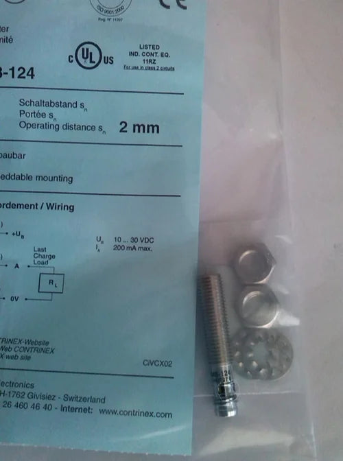 DW-AS-623-M8-124 DWAS623M8124 1pc New CONTRINEX Inductive Proximity Sensor