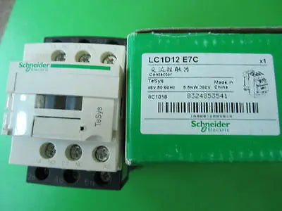 New Schneider LC1D12E7C AC48V