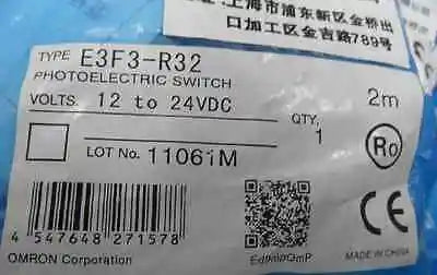 E3F3-R32 E3F3R32 1PC NEW Omron Photoelectric Switch 12-24VDC free shipping
