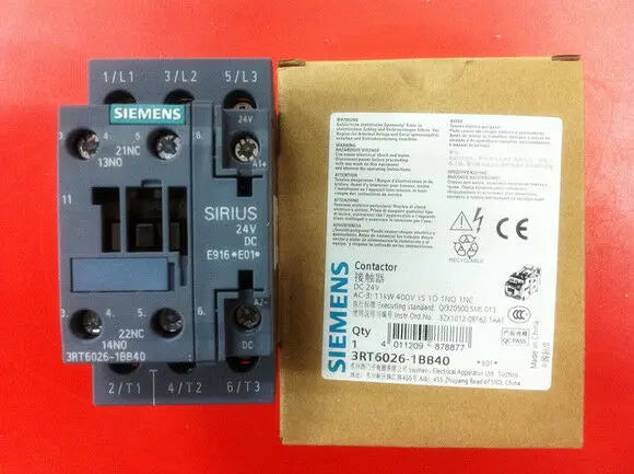 New Siemens 3RT6026-1BB40 contactor free shipping