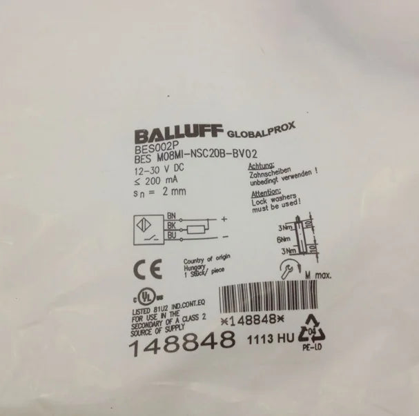 BES M08MI-NSC20B-BV02 1PC NEW BALLUFF free ship
