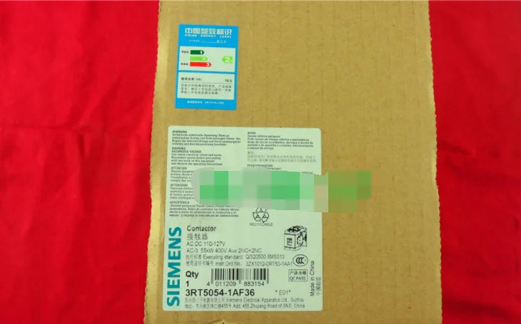 1pc      Siemens  3RT5054-1AF36   115A  contactor  free shipping