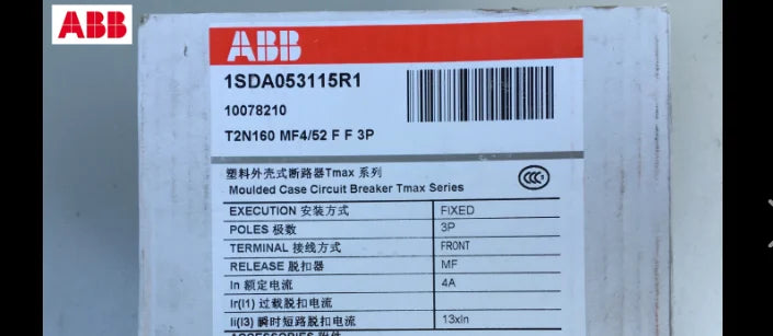 New ABB T2N160 1SDA053115R1 Molded case circuit breaker free shipping