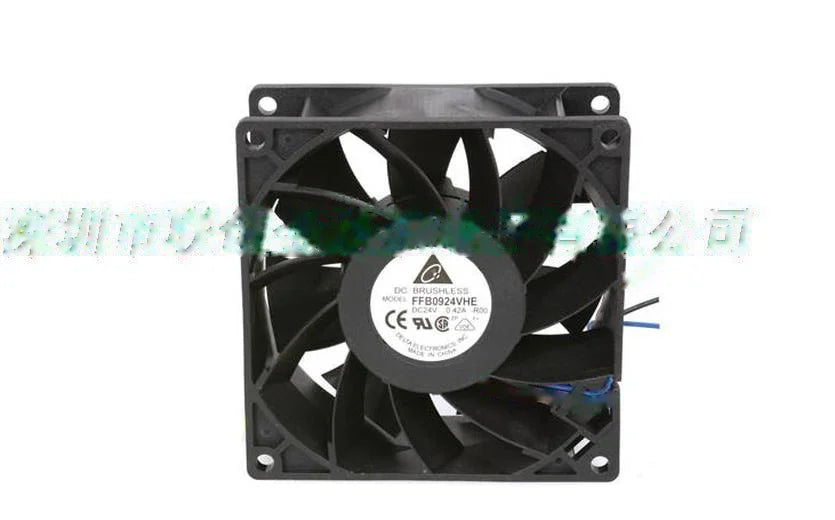 1pc new fan FFB0924VHE-R00 24V 0.42A DELTA 92*92*38 freeship