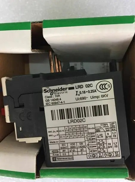 1pc LR-D02C LRD02C 0.16-0.25A New Schneider Relay free shipping