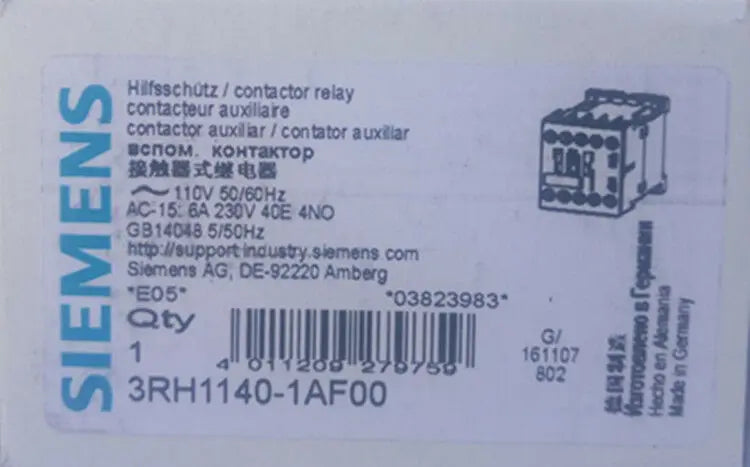 1PC  NEW   SIEMENS   3RH1140-1AF00   free shipping