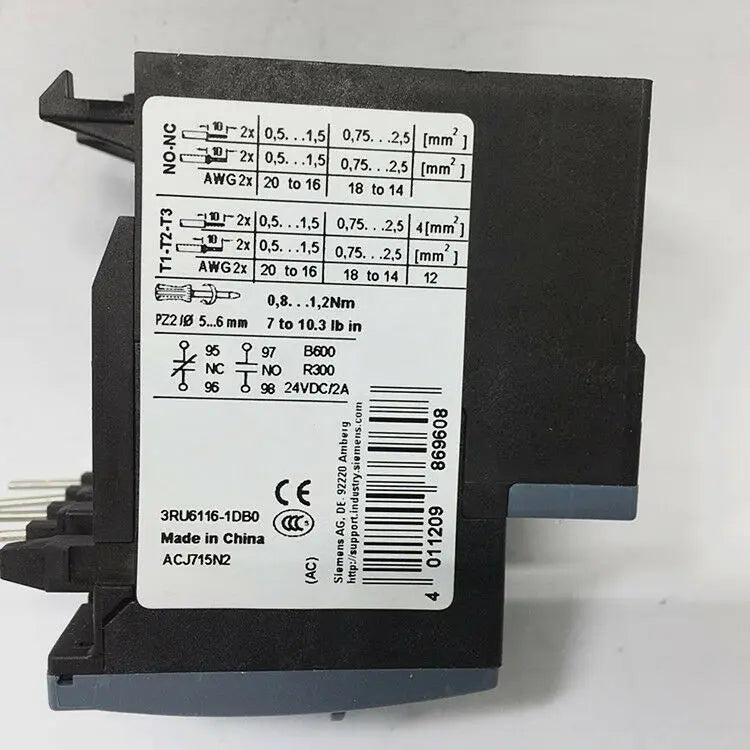 1pc      Siemens 3RU6116-1DB0  2.2-3.2A  Thermal relay  free shipping