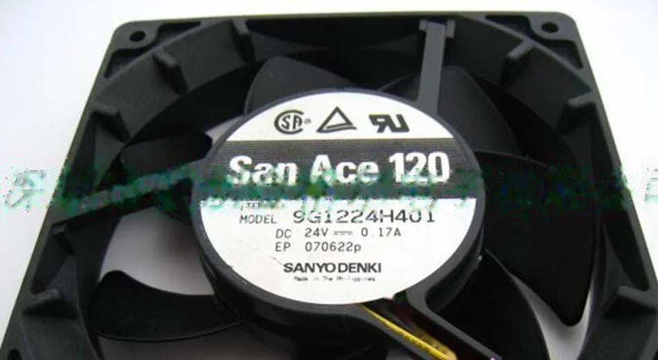 1pc new fan 9G1224H401 SANYO DC24V 0.17A 120*120*25 freeship