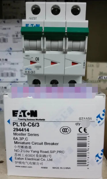 1PC NEW EATON MOELLER PL10-C6/3 free shipping
