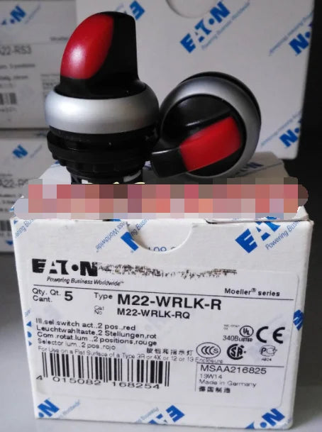 1PC  NEW   EATON  MOELLER  M22-WRLK-R  free shipping
