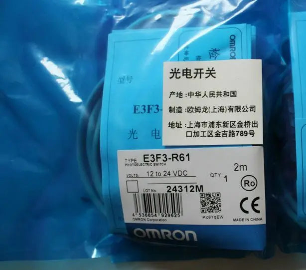 1pcs New in box Omron Photoelectric Switch E3F3-R61 E3F3 R61 12-24VDC 2m