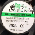 1pc new fan FDB602512H DC12V 0.14A LX-FAN 60*60*25MM freeship