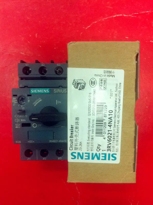 1pc      Siemens  3RV6021-4NA10  23-28A  circuit  breaker  free shipping